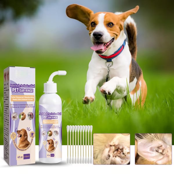 🐶🐱Pet Ear Cleaner - Infection Treatment for Dogs & Cats