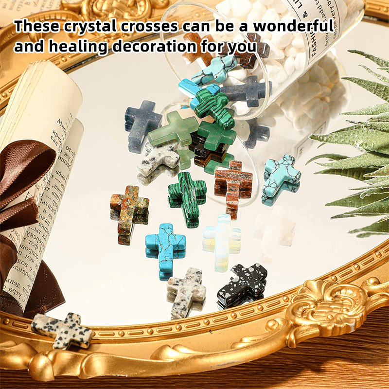 💎✨ Holiday Sale: Natural Energy Cross Crystal Stone!