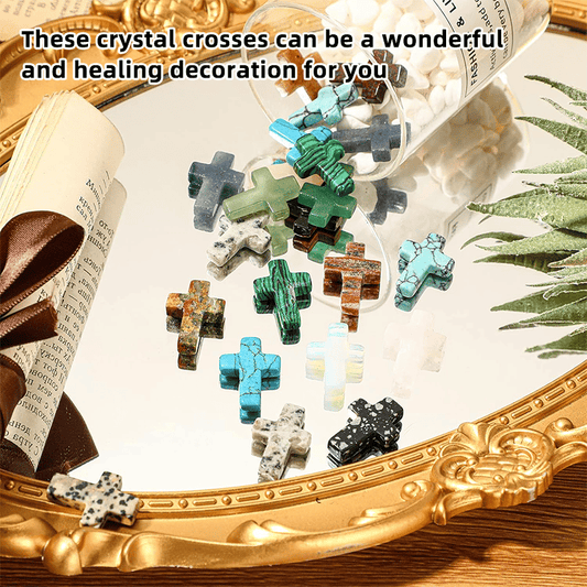 💎✨ Holiday Sale: Natural Energy Cross Crystal Stone!