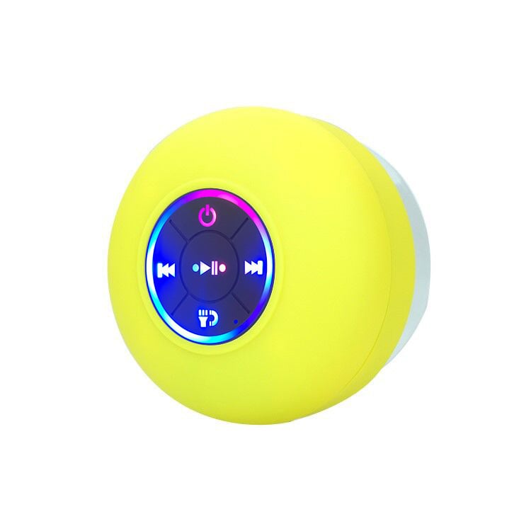 🎄Bathroom Waterproof Wireless Bluetooth Speakers with LED Light