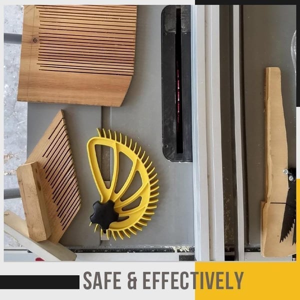 Improve Safety Push Block Woodworking Hand Tool