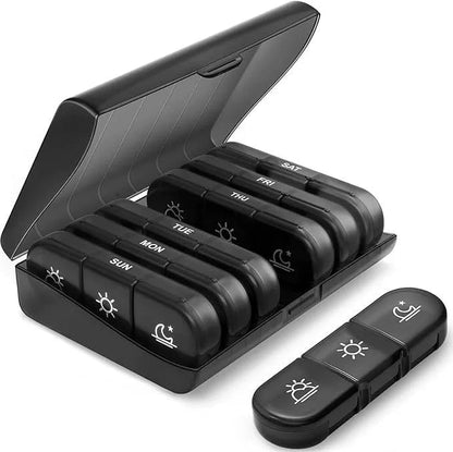 Portable Lightproof Pill Organizer