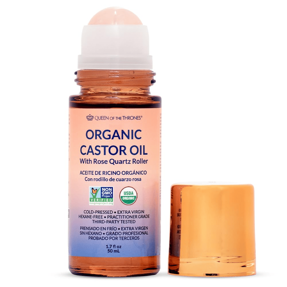 🌿 Refresh & Revive - 49% OFF - ✨ Organic Castor Oil Roll-On - For Radiant Skin, Lush Hair & Relaxation
