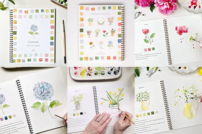🔥Lente Korting🖼️ Aquarel Werkboek voor Nieuwe Kunstenaars
