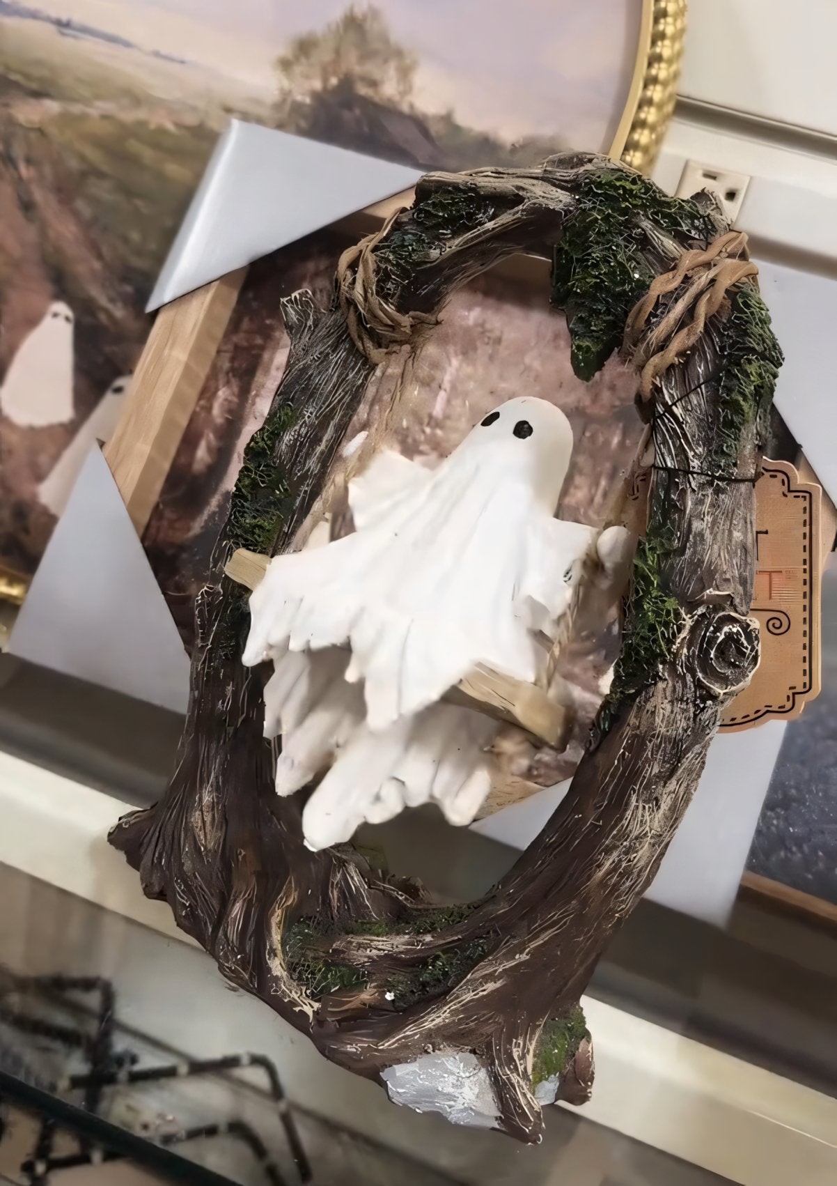 🔥👻 Early Halloween Special: Ghost on a Tree Swing – Add Fun & Spooky Vibes to Your Party!