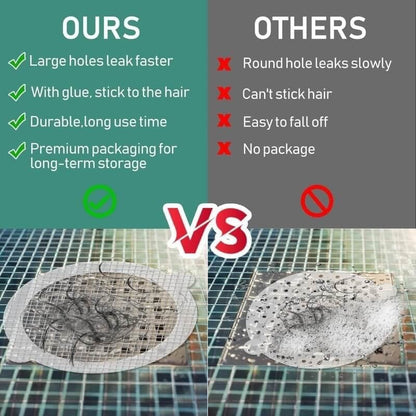 Wegwerp Mesh Stickers tegen Haar in de Afvoer