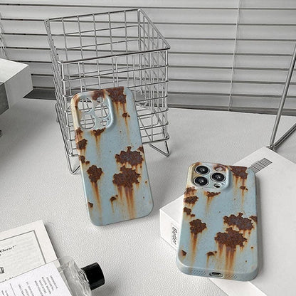 📱 Rusty Glossy Pattern iPhone Case