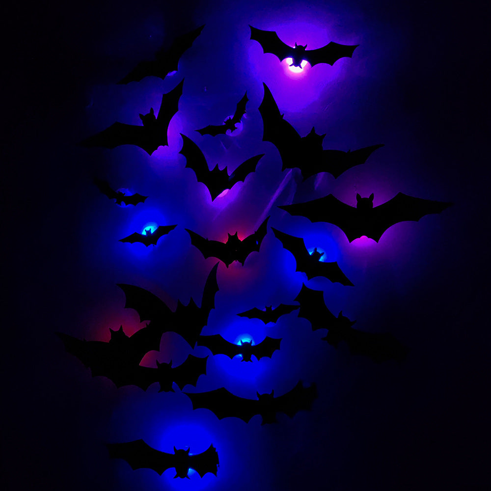 🔥On Sale🔥12pcs/set 3D Bat Design LED Decoration