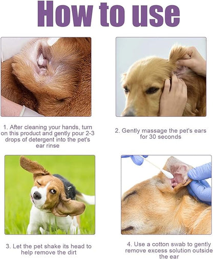 🐶🐱Pet Ear Cleaner - Infection Treatment for Dogs & Cats