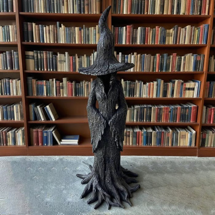 🔥49% OFF - Hand-Painted Enchanting Witch Statue: Your Home's Magical Guardian 🧙‍♀️✨