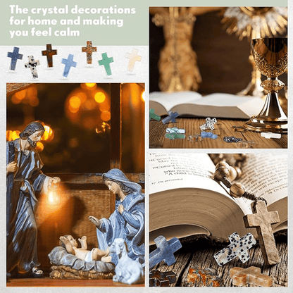 💎✨ Holiday Sale: Natural Energy Cross Crystal Stone!
