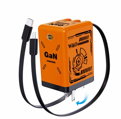 ⏰Limited stock!🔥120W GaN Super Fast Charger with 2-in-1 Cables!