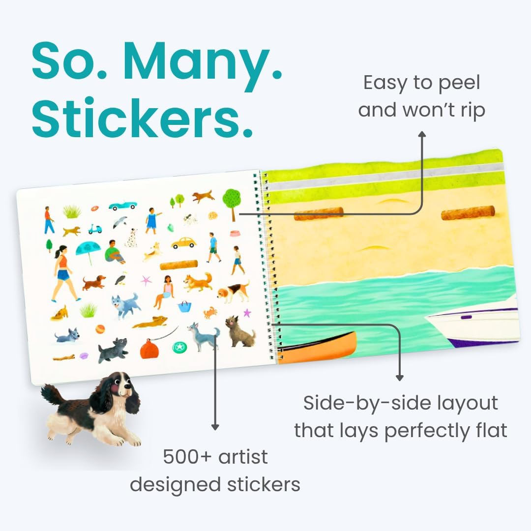 🔥LAST DAY 60% OFF - 🦋 Hello Bugs Sticker Book Activity for Kids 🐞 (over 500 stickers!)