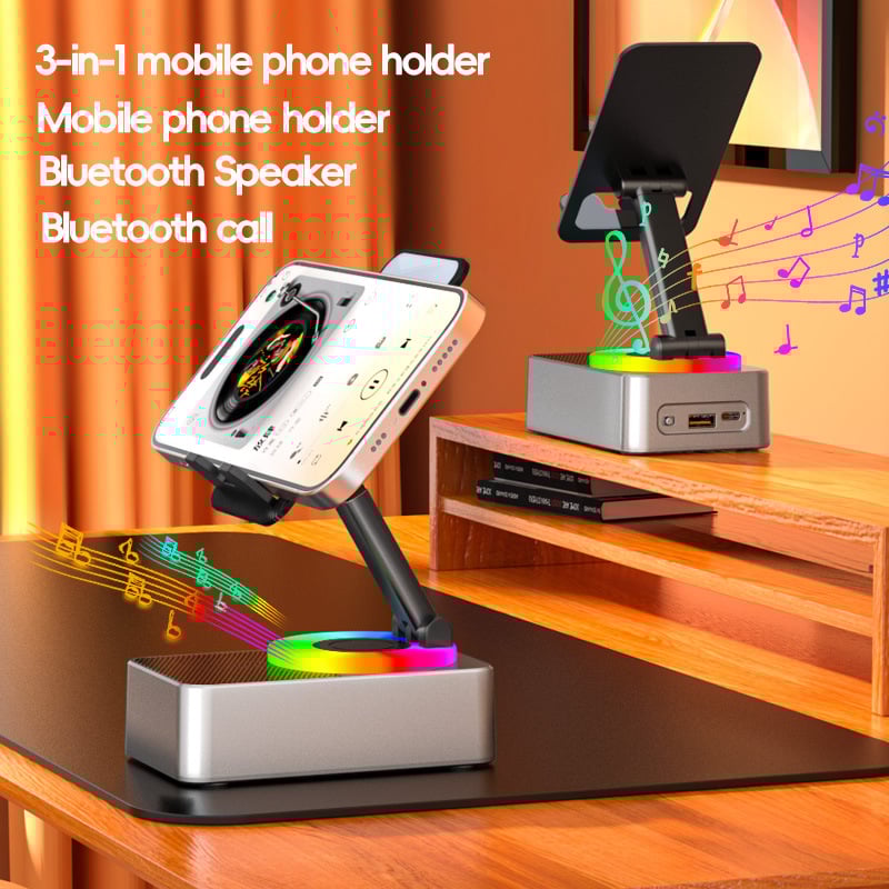 🔥 49% KORTING – 🎶 Bluetooth-luidspreker met powerbank en standaard