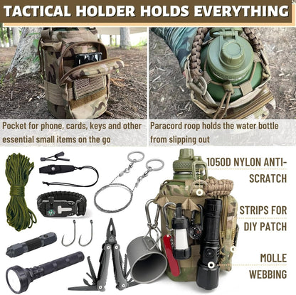 🎖️ Portable Cold & Hot Stainless Steel water bottle with Straw – Reusable Drinkware