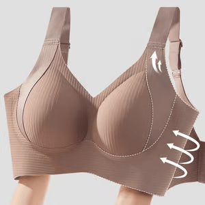 🔥Spring Sale 49% Off - Ribbed Push Up Adjustable Wireless Bra for Women