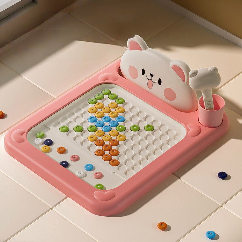 🐇Magnetic Dots Drawing Board for Toddlers