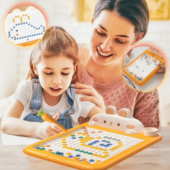 🐇Magnetic Dots Drawing Board for Toddlers