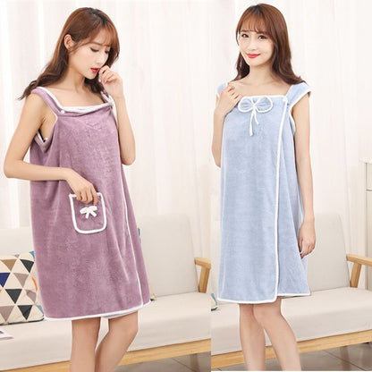 🔥HOT SALE 🎁Plus Size Women's Wearable Shower Skirt