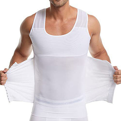 Men's Slimming Mesh Vest with Waist