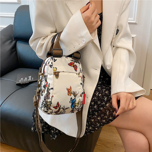 Women's Fashion Print Multi-Layer Shoulder Bag