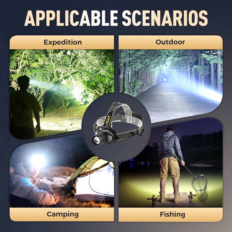 Multi-Color Zoom Sensor Headlamp